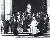Rodin und Denker Gipsabguss in Strasbourg, 1907